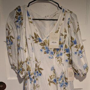 Bohme NWT White Floral Dress